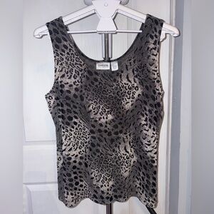 Chico's Black and Gray Patterned Top - sz3(XL) (25)